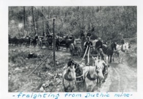 Freighting from Duthie mine. (Images are provided for educational and research purposes only. Other use requires permission, please contact the Museum.) thumbnail