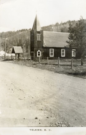 Anglican church, Telkwa, B.C.. (Images are provided for educational and research purposes only. Other use requires permission, please contact the Museum.) thumbnail
