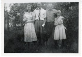 Ivon Olson, Norman Hoshiyaki, William Wedge, Laverne Olson. (Images are provided for educational and research purposes only. Other use requires permission, please contact the Museum.) thumbnail