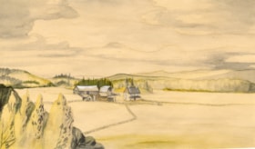Painting of Pioneer Ranch (near Houston), 1920s, by Ruth Stewart. (Images are provided for educational and research purposes only. Other use requires permission, please contact the Museum.) thumbnail