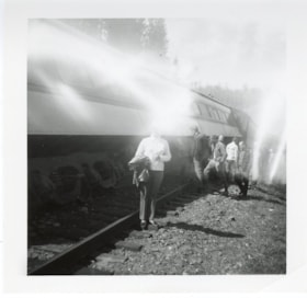 Derailment of No. 9, Walcott, B.C., May 2, 1970. (Images are provided for educational and research purposes only. Other use requires permission, please contact the Museum.) thumbnail