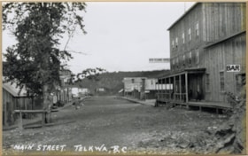 Main Street, Telkwa, B.C.. (Images are provided for educational and research purposes only. Other use requires permission, please contact the Museum.) thumbnail