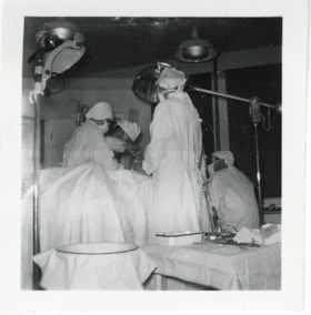 Bulkley Valley District Hospital, operating room. (Images are provided for educational and research purposes only. Other use requires permission, please contact the Museum.) thumbnail