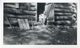 Axel Elmstead with dog. (Images are provided for educational and research purposes only. Other use requires permission, please contact the Museum.) thumbnail