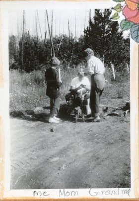 Dian Herman, Laura Carpenter, and Della Herman at Babine Lake. (Images are provided for educational and research purposes only. Other use requires permission, please contact the Museum.) thumbnail