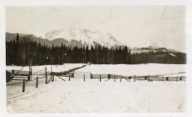 Hudson Bay Mountain seen from a Driftwood farm. (Images are provided for educational and research purposes only. Other use requires permission, please contact the Museum.) thumbnail