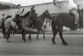 Klondike Days parade down Main Street. (Images are provided for educational and research purposes only. Other use requires permission, please contact the Museum.) thumbnail