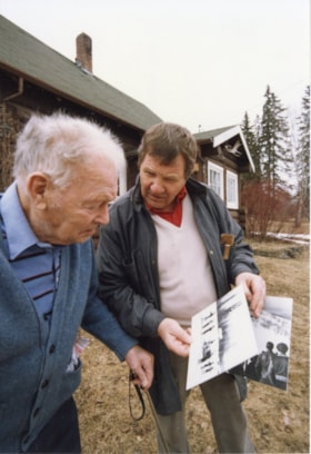 Chris Dahlie being interviewed at his home by Walter Hromatka. (Images are provided for educational and research purposes only. Other use requires permission, please contact the Museum.) thumbnail
