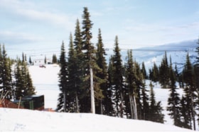 Hudson Bay Mountain ski hill, chair lift. (Images are provided for educational and research purposes only. Other use requires permission, please contact the Museum.) thumbnail
