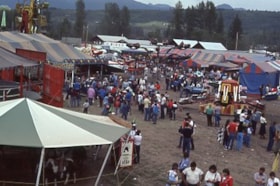 Fall Fair midway 1983. (Images are provided for educational and research purposes only. Other use requires permission, please contact the Museum.) thumbnail