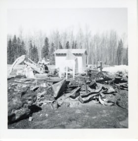 Aftermath of Smithers pumphouse fire. (Images are provided for educational and research purposes only. Other use requires permission, please contact the Museum.) thumbnail