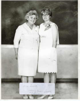Elizabeth Small with daughter at graduation. (Images are provided for educational and research purposes only. Other use requires permission, please contact the Museum.) thumbnail