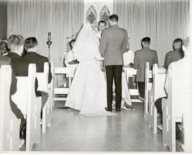 Adomeit-Delwisch wedding ceremony. (Images are provided for educational and research purposes only. Other use requires permission, please contact the Museum.) thumbnail