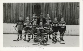 The Blue Birds hockey team. (Images are provided for educational and research purposes only. Other use requires permission, please contact the Museum.) thumbnail
