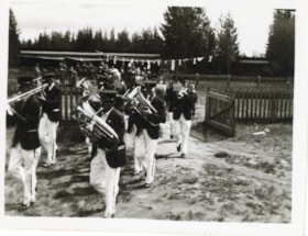 The Smithers Brass Band in town 25th Anniversary parade. (Images are provided for educational and research purposes only. Other use requires permission, please contact the Museum.) thumbnail