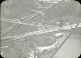 Bridge at Hagwilget, B.C.. (Images are provided for educational and research purposes only. Other use requires permission, please contact the Museum.) thumbnail