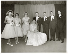 Johnson wedding portrait. (Images are provided for educational and research purposes only. Other use requires permission, please contact the Museum.) thumbnail