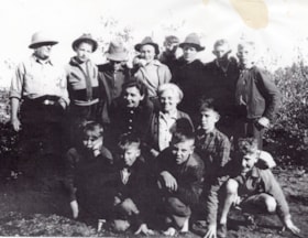 Smithers boys camping at Babine Lake, Topley Landing. (Images are provided for educational and research purposes only. Other use requires permission, please contact the Museum.) thumbnail