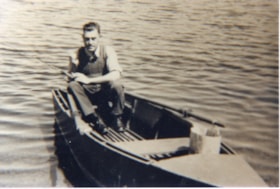 Bert Loader on Kathlyn Lake. (Images are provided for educational and research purposes only. Other use requires permission, please contact the Museum.) thumbnail