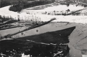 Overhead view of April 1966 ice jam. (Images are provided for educational and research purposes only. Other use requires permission, please contact the Museum.) thumbnail