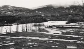 Bulkley River during 1966 ice jam. (Images are provided for educational and research purposes only. Other use requires permission, please contact the Museum.) thumbnail
