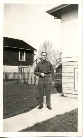 Emerson Berndt in his army uniform. (Images are provided for educational and research purposes only. Other use requires permission, please contact the Museum.) thumbnail