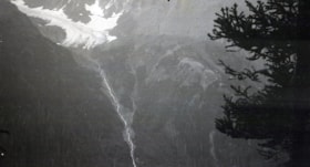 Glacier-fed waterfall [Twin Falls?]. (Images are provided for educational and research purposes only. Other use requires permission, please contact the Museum.) thumbnail