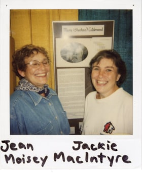 Jean Moisey and Jackie MacIntyre. (Images are provided for educational and research purposes only. Other use requires permission, please contact the Museum.) thumbnail