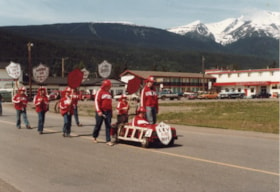 Lake Kathlyn Volunteer Fire Department at Smithers' 60th Anniversary Parade. (Images are provided for educational and research purposes only. Other use requires permission, please contact the Museum.) thumbnail