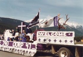 Elks float at Smithers' 60th Anniversary Parade. (Images are provided for educational and research purposes only. Other use requires permission, please contact the Museum.) thumbnail