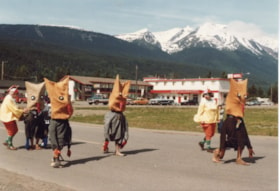 Children in costume at Smithers' 60th Anniversary Parade. (Images are provided for educational and research purposes only. Other use requires permission, please contact the Museum.) thumbnail