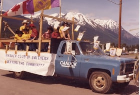 Kinsmen float at Smithers' 60th Anniversary Parade. (Images are provided for educational and research purposes only. Other use requires permission, please contact the Museum.) thumbnail