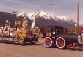 Smithers Shopping Center float in 60th Anniversary Parade. (Images are provided for educational and research purposes only. Other use requires permission, please contact the Museum.) thumbnail