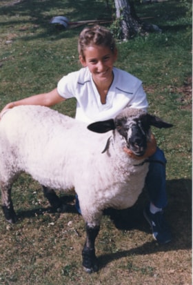 Girl with a sheep. (Images are provided for educational and research purposes only. Other use requires permission, please contact the Museum.) thumbnail