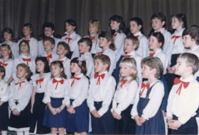 Children's choir at Choralfest. (Images are provided for educational and research purposes only. Other use requires permission, please contact the Museum.) thumbnail