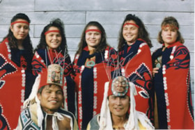 'Ksan dancers going to Expo 93. (Images are provided for educational and research purposes only. Other use requires permission, please contact the Museum.) thumbnail