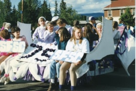 Smithers Figure Skating Club float in 75th Homecoming parade. (Images are provided for educational and research purposes only. Other use requires permission, please contact the Museum.) thumbnail