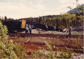 Derailment of CN coal cars. (Images are provided for educational and research purposes only. Other use requires permission, please contact the Museum.) thumbnail