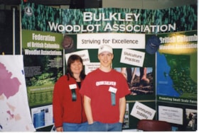Bulkley Woodlot Association trade show display. (Images are provided for educational and research purposes only. Other use requires permission, please contact the Museum.) thumbnail