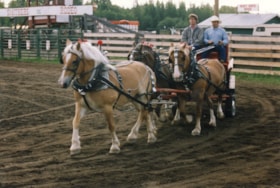Horse-drawn wagon at 1993 Fall Fair. (Images are provided for educational and research purposes only. Other use requires permission, please contact the Museum.) thumbnail