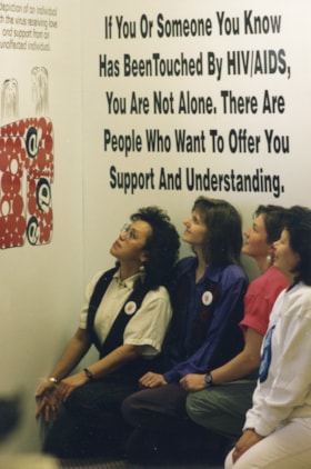 HIV/AIDS Awareness and Support Display. (Images are provided for educational and research purposes only. Other use requires permission, please contact the Museum.) thumbnail