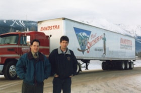 Bandstra Transport truck with Smithers mural. (Images are provided for educational and research purposes only. Other use requires permission, please contact the Museum.) thumbnail