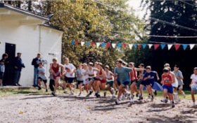 Starting line at regional school cross-country run. (Images are provided for educational and research purposes only. Other use requires permission, please contact the Museum.) thumbnail