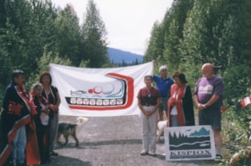 Gitxsan anti-logging protest in the Upper Kispiox. (Images are provided for educational and research purposes only. Other use requires permission, please contact the Museum.) thumbnail