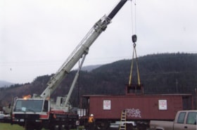 Flanger being moved to Prince George. (Images are provided for educational and research purposes only. Other use requires permission, please contact the Museum.) thumbnail