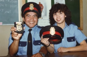 First members of the Wet'suwet'en Nation Tribal Police Force. (Images are provided for educational and research purposes only. Other use requires permission, please contact the Museum.) thumbnail