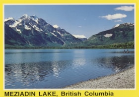 MEZIADIN LAKE, British Columbia postcard. (Images are provided for educational and research purposes only. Other use requires permission, please contact the Museum.) thumbnail
