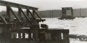 Ice jam at Bulkley Bridge. (Images are provided for educational and research purposes only. Other use requires permission, please contact the Museum.) thumbnail