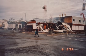 Bulkley Hotel Fire 1993. (Images are provided for educational and research purposes only. Other use requires permission, please contact the Museum.) thumbnail