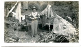 Dad Trying to Dry out at The Camp at Kitwanga Canyon. (Images are provided for educational and research purposes only. Other use requires permission, please contact the Museum.) thumbnail